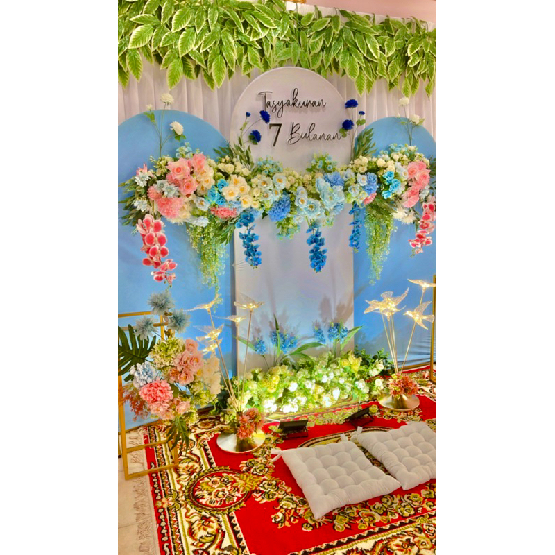 Dekor lamaran/backdrop lamaran/dekor lamaran murah