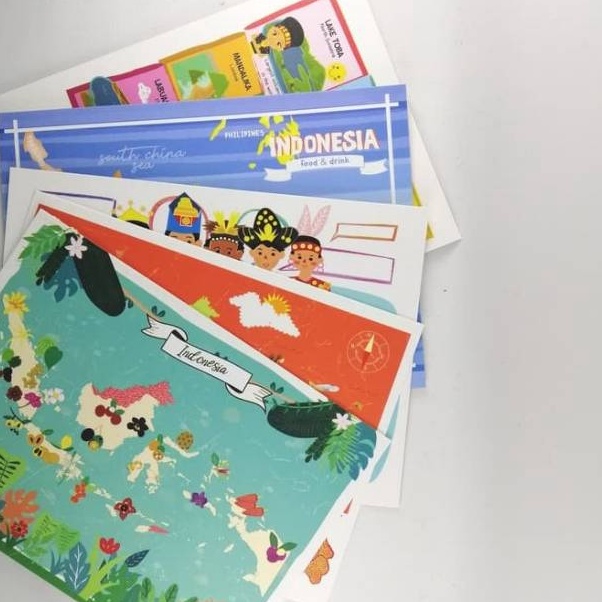 

Paket Populer Kartu Pos Postcard Map Indonesia seri ke2