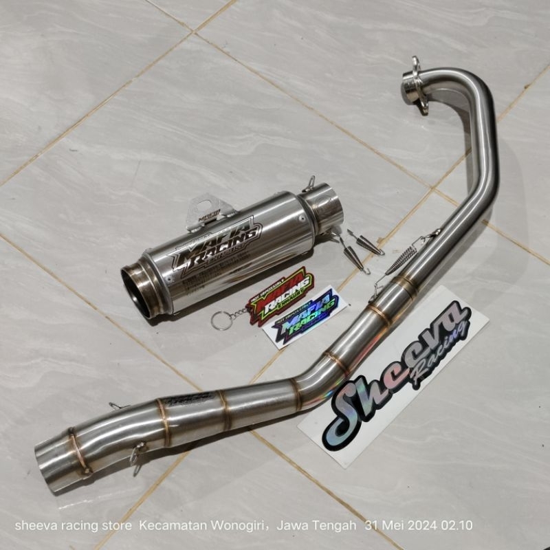 KNALPOT RACING MAFIA ORIGINAL FOR MX NEW MX OLD MX 135 UB POSTEP UNDERBONE MP5 PREDATOR GP SLIM