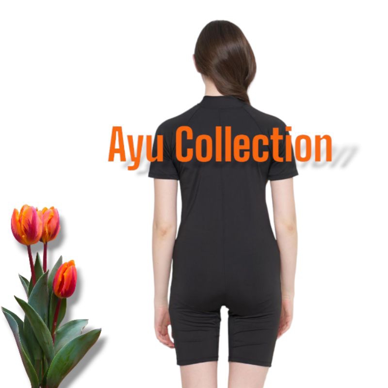new baju renang wanita dan pria dewasa.diving dewasa polos hitam