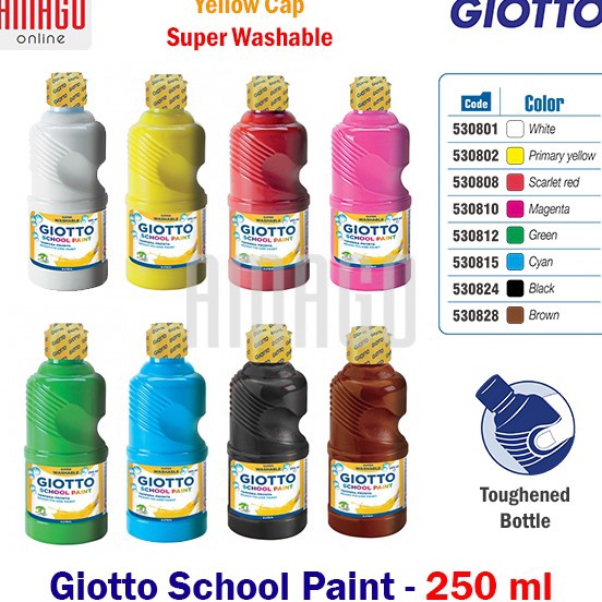 

Promo Stok GIOTTO School Paint Cat Air Poster Lukis Sekolah 25 ml Pilih warna
