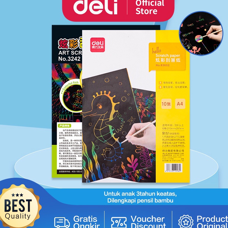 

Model Cantik Deli Kertas Menggambar Kreatif Berkilau 5PCS 1PCSPack dengan Pena Bambu 324X 8362