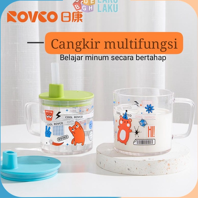 Modern Gelas Minum Anak Sedotan 24ml  Multipurpose Milk Cup  Straw Cup Training Cup
