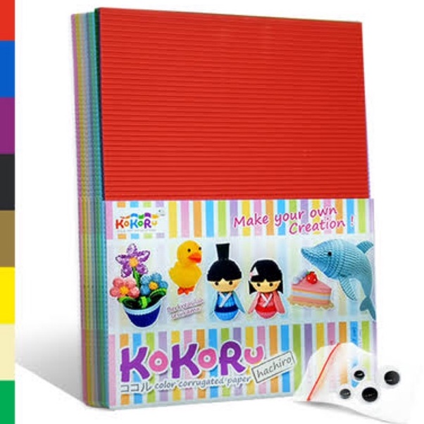

Ready Stok Corrugated Paper Kes Bergelombang KOKORU HACHIRO ukuran A4