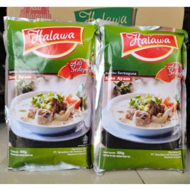 

Halawa Bumbu Serbaguna Rasa AYAM kemasan 500Gr