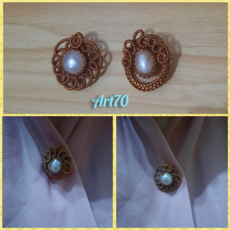 Bros mutiara mabe, bros wire mutiara