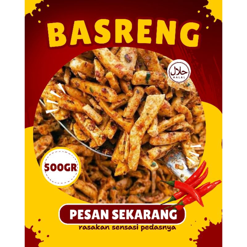 

[ COD ] Basreng pedas daun jeruk 500gram basreng pedas