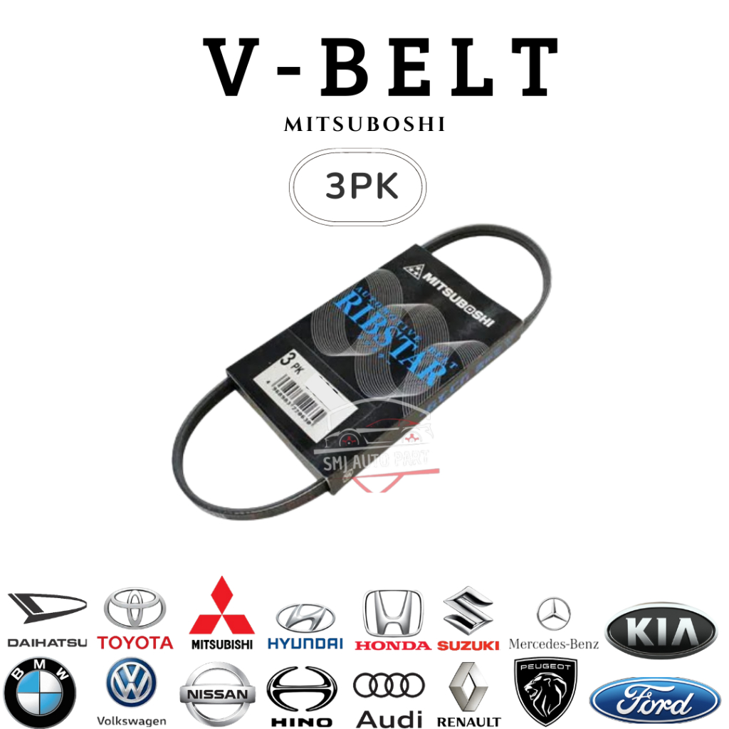 V-BELT/FANBELT/TALI KIPAS/BELTING 3PK 495 3PK 625 3PK 630 3PK 660 3PK 675 3PK 705 3PK 710 3PK 760 3P