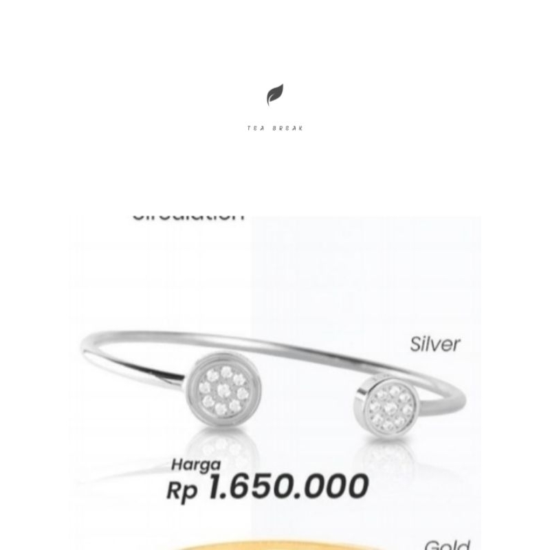 LSB Silver Original MCI 100% - Live Secret Bracelet Original - Gelang MCI Original - Gelang Silver M