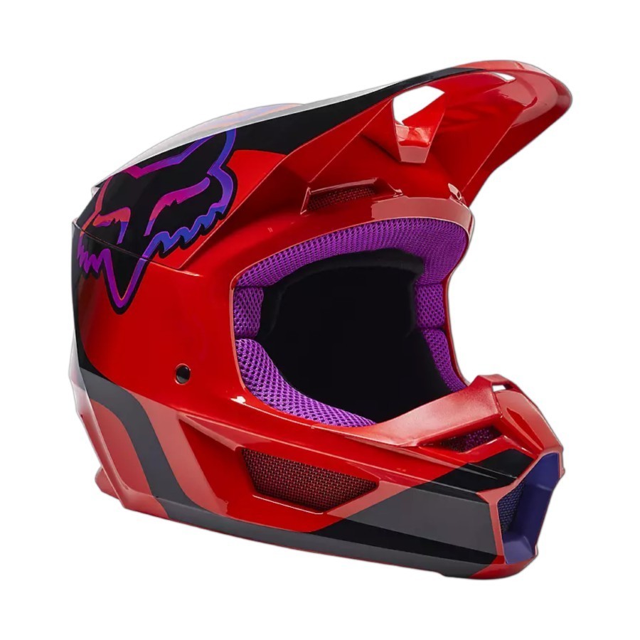 Helm FOX V1 Venz Flo Red Helm Trail FOX V1 Venz Flo Red Adventure Original