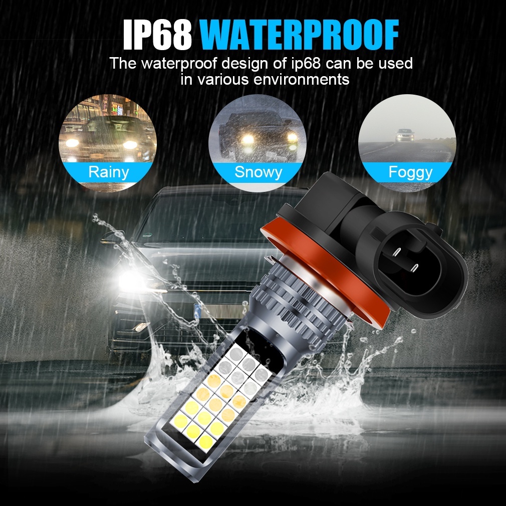 B3RK4HJAYA LED FOGLAMP 3 WARNA H8 H11 H16 AVANZA XENIA CALYA SIGRA AGYA AYLA ERTIGA JAZZ BRIO ROCKY