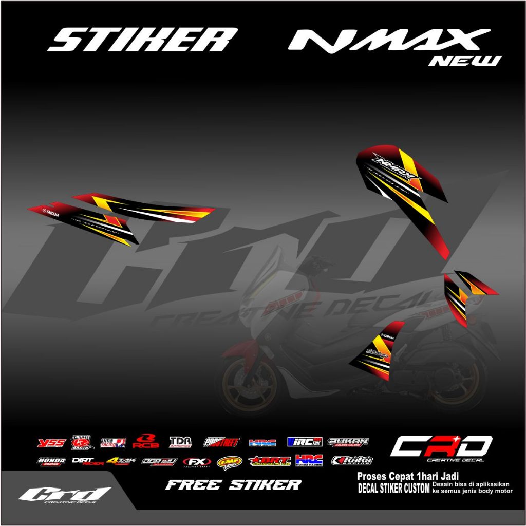 Stiker striping Nmax new Full Body free reques striping nmax new full body free reques