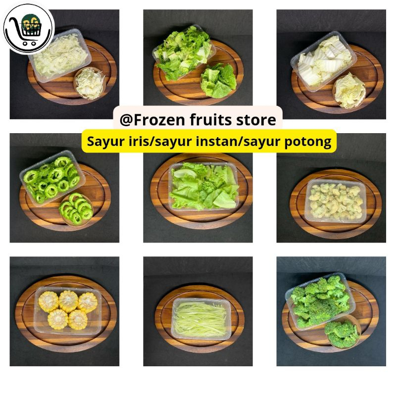 

INSTAN Sayur potong/sayur iris/sayur siap masak/sayur praktis instan