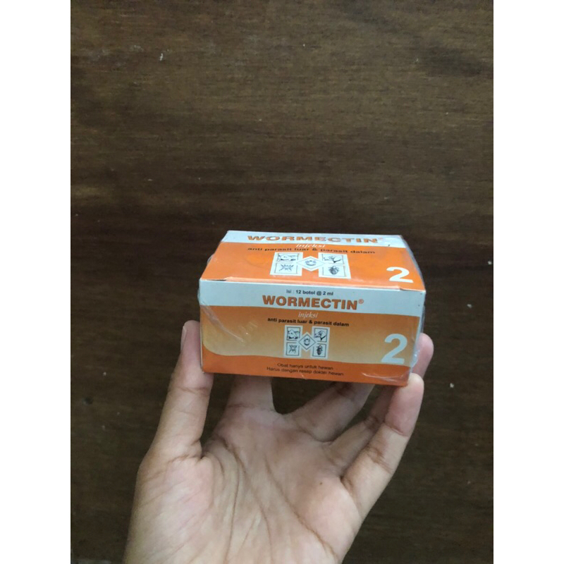 WORMECTIN injek 2ml obat hewan ternak mengatasi parasit luar dan parasit dalam