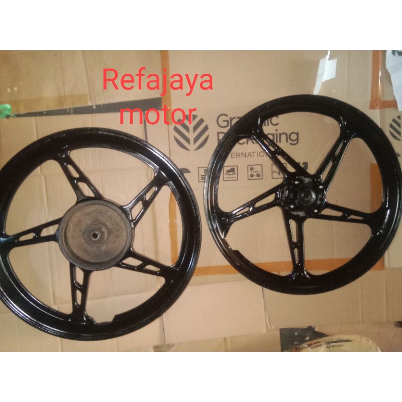 Velg racing depan belakang yamaha jupiter burhan pnp vega new vega zr jupiter robot