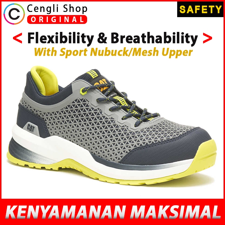 CATERPILLAR SEPATU SNEAKER SAFETY SNEAKERS PRIA ORIGINAL ASLI ORI CT KETS CAT-15