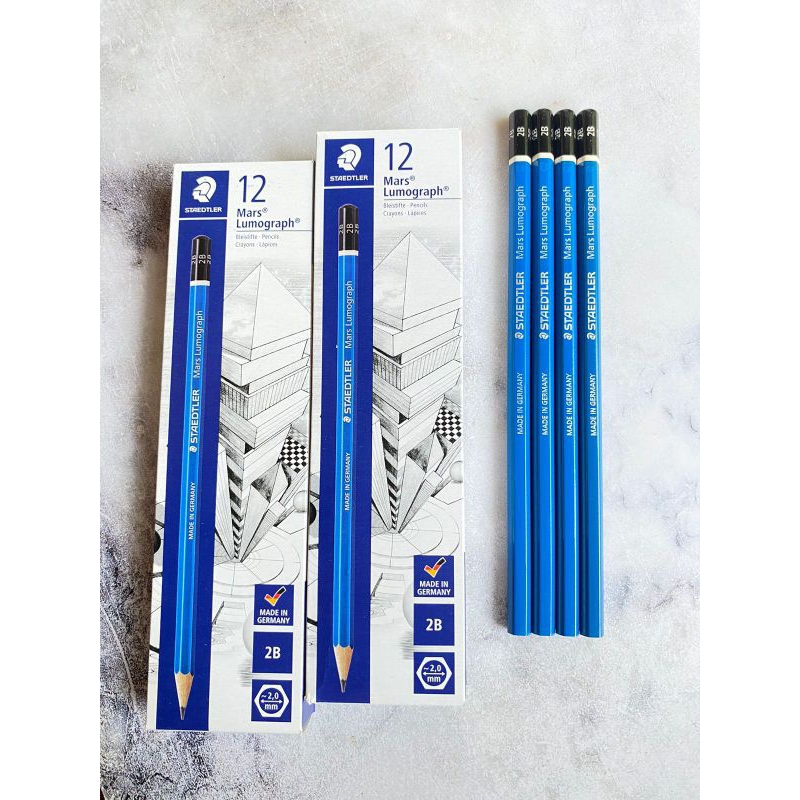 

ORIGINAL Pensil 2B staedler/ Pensil staedler 2B/ Pensil ujian asli 2B