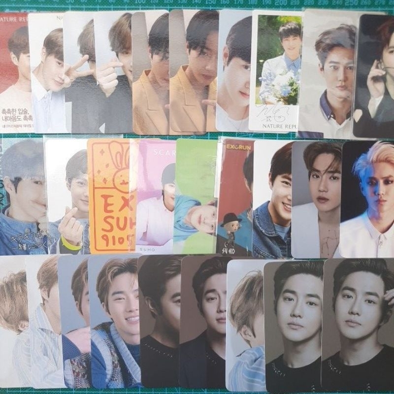 [EACH] exo suho official photocard pc non album nature republic handcream polaroid welcome kit 2019 