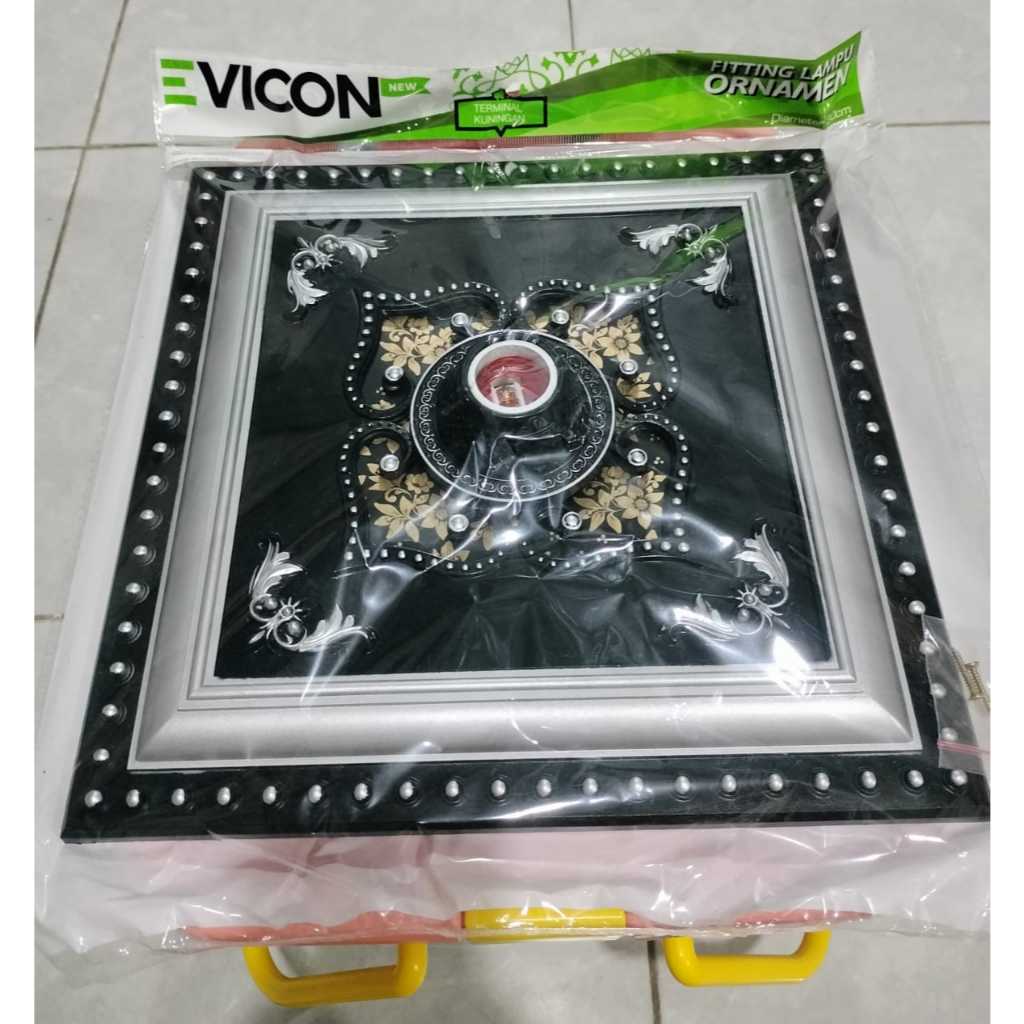 Fiting Hias Plafon ukuran 30 cm E27 Hiasan Motif Gypsum/FITING HIAS PLAFON GYPSUM/PVC/BAHAN PLASTIC