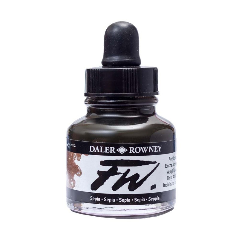 

Daler Rowney FW Ink 29.5ml Brown Series
