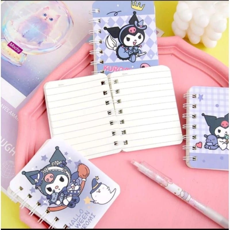 

Buku Catatan mini/notebook spiral A7 Sanrio