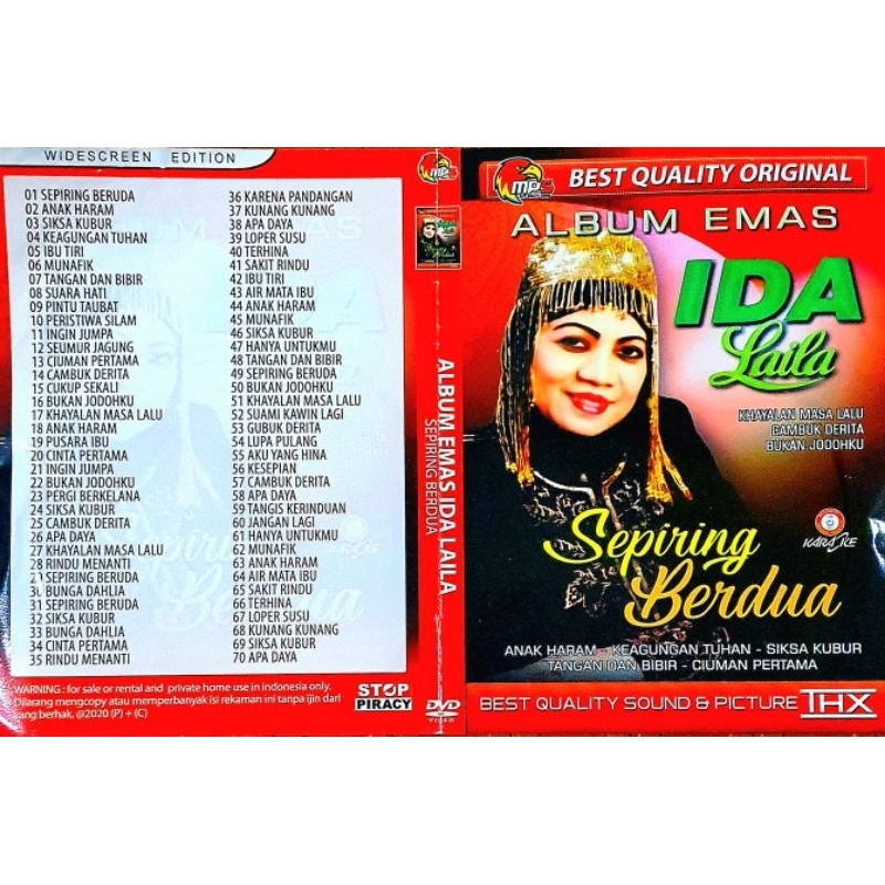KASET MP5 LAGU DANGDUT ALBUM IDA LAILA LENGKAP-KASET LAGU DANGDUT NOSTALGIA-LAGU DANGDUT LAWAS-LAGU 