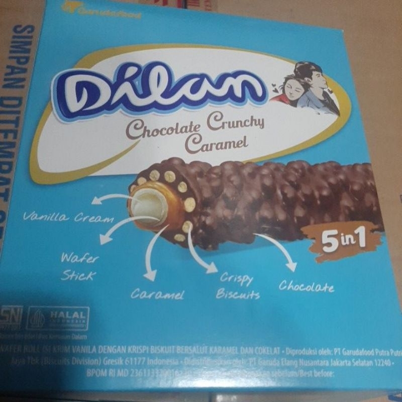 

PROMO DILAN CHOCOLATE CRUNCHY CARAMEL 12PCS 1BOX