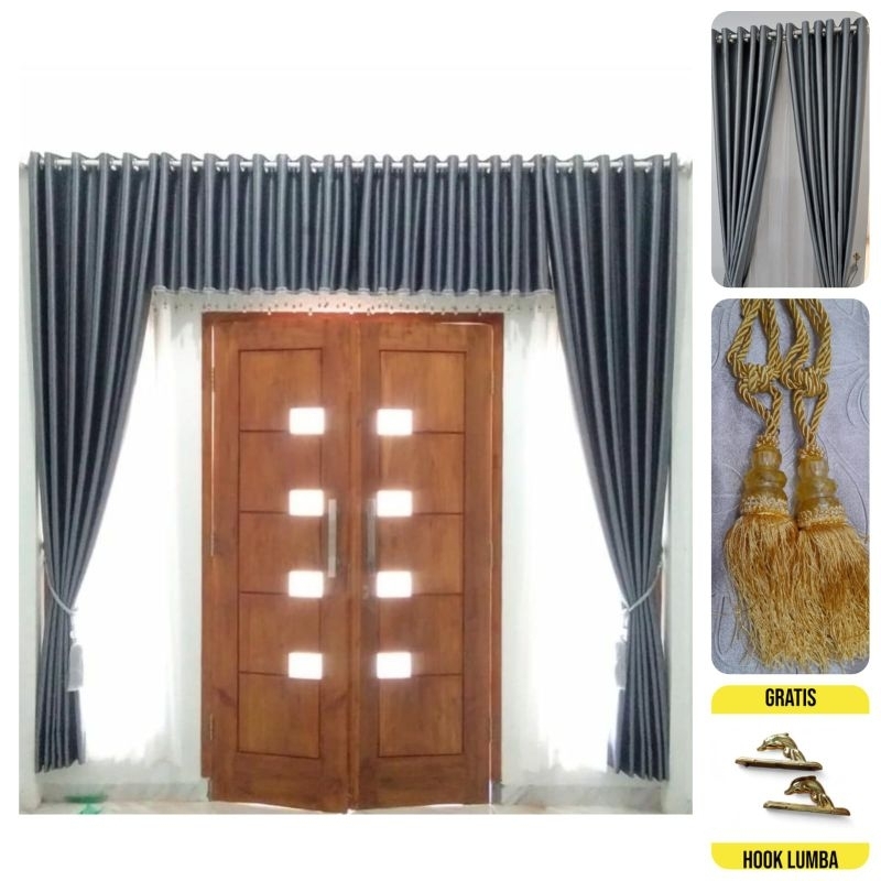 Gorden Jendela PONI MINIMALIS Mewah Elegan