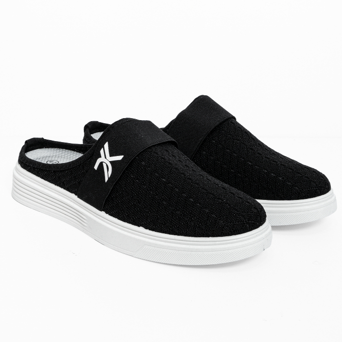 original dr. kevin sepatu sandal pria mules sneakers slip on flyknit 879-003