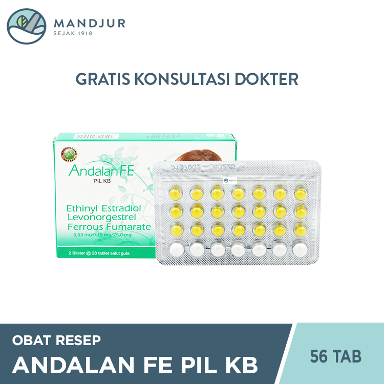 Andalan Pil KB FE 56 Tablet
