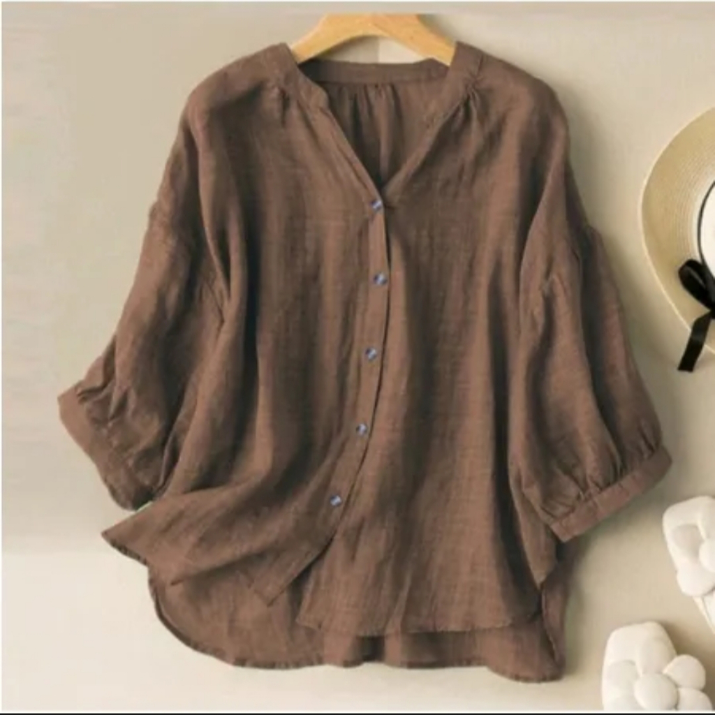 Big Sale Blus Jumbo Baju Atasan Wanita Dewasa Over Size Xxxl/3Xl Korean Style Terbaru