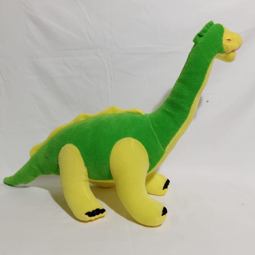 Boneka Dinosaurus Brontosaurus XL ukuran 45 cm / Boneka Dino Leher Panjang
