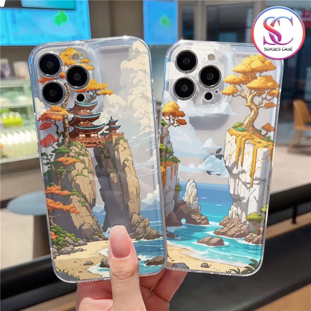 Case TECNO SPARK 20 TECNO 20C TECNO 20 PRO TECNO GO 2023 TECNO GO 2024 - Casing Hp Motif LAND01 - Cl