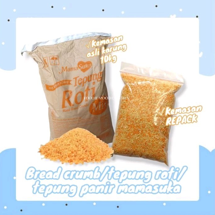 

REPACK 200gr- Mamasuka bread crumb/ tepung roti/ tepung panir mix