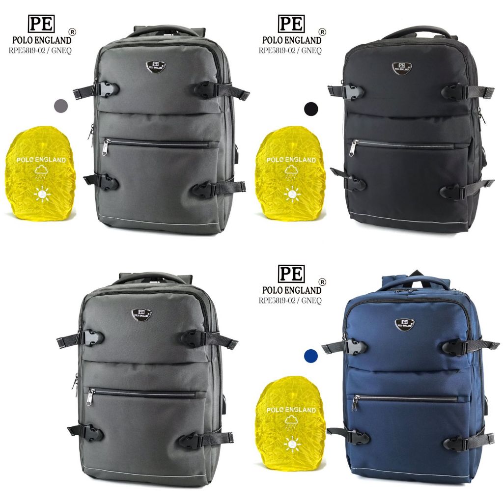 TAS POLO ENGLAND TAS RANSEL LAPTOP TAS RANSEL BAHAN BAGUS RPE5819-02