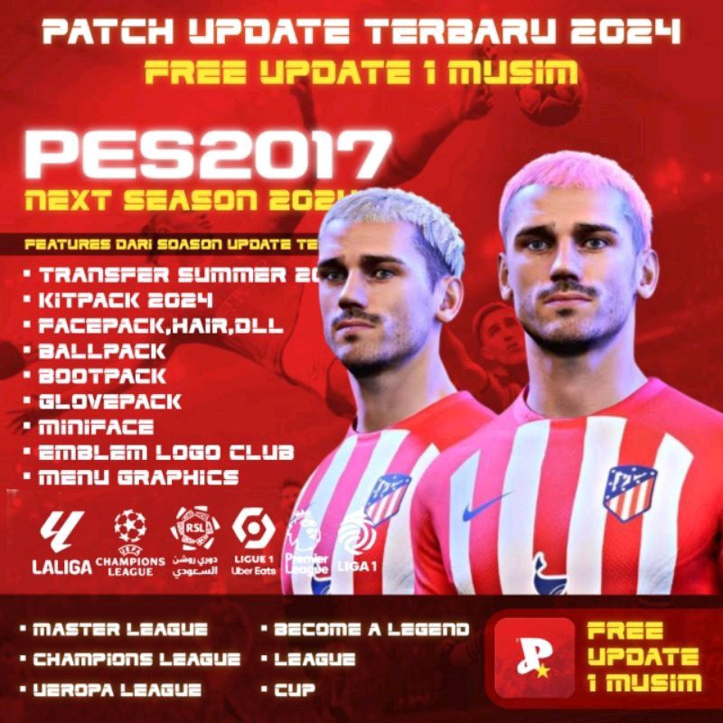 PES 2017 Season Update 2024 - BRI LIGA 1 - Game PC/Laptop (Download to Play Bro)