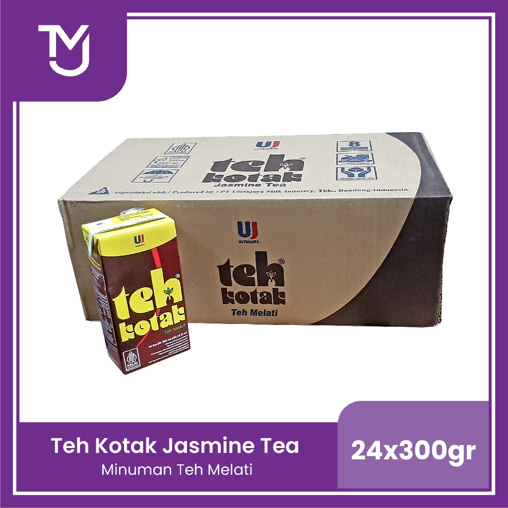 

Teh Kotak Jasmine 300ml dus - Minuman teh melati isi 24 x 300 ml