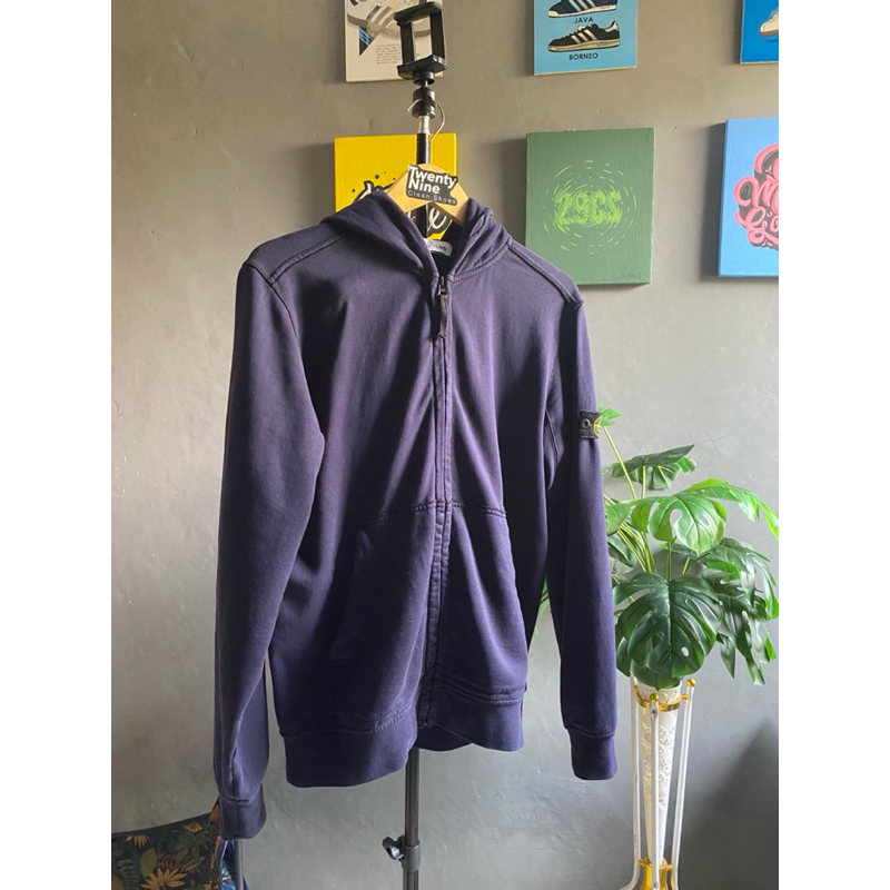 zip hoodie stone island junior
