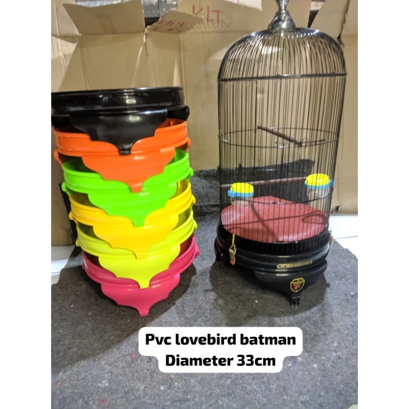 TEBOK PVC SANGKAR LOVEBIRD BATMAN TEBOK KANDANG KAPSUL PVC BATMAN