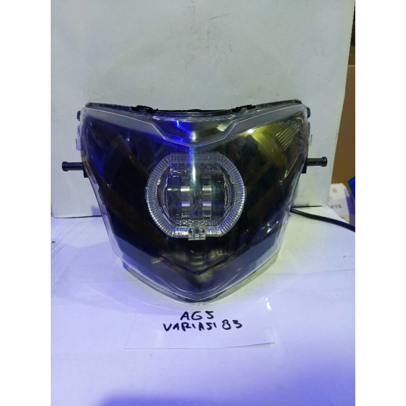 reflektor mx 135 new custom hitam hitam proji biled 3 lensa