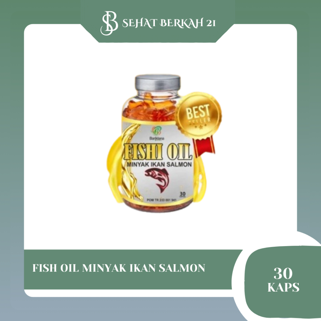FISH OIL Minyak Ikan Salmon Omega 3/ Daya Tahan Tubuh/ Kaya Omega -3