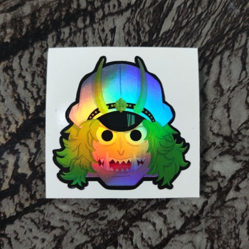 

Stiker Hologram One Piece Sasaki Square