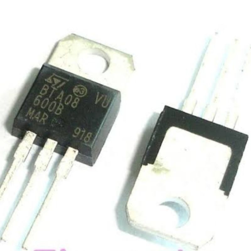 2 Buah 2Pcs BTA08-600B BTA08-600BW BTA08 BTA08600B Triac Thyristor 8A 600V To-220 Triacs SCR