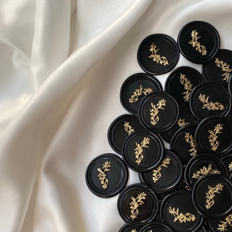 

MIDNIGHT - Wax Seal Coin Sticker Instant