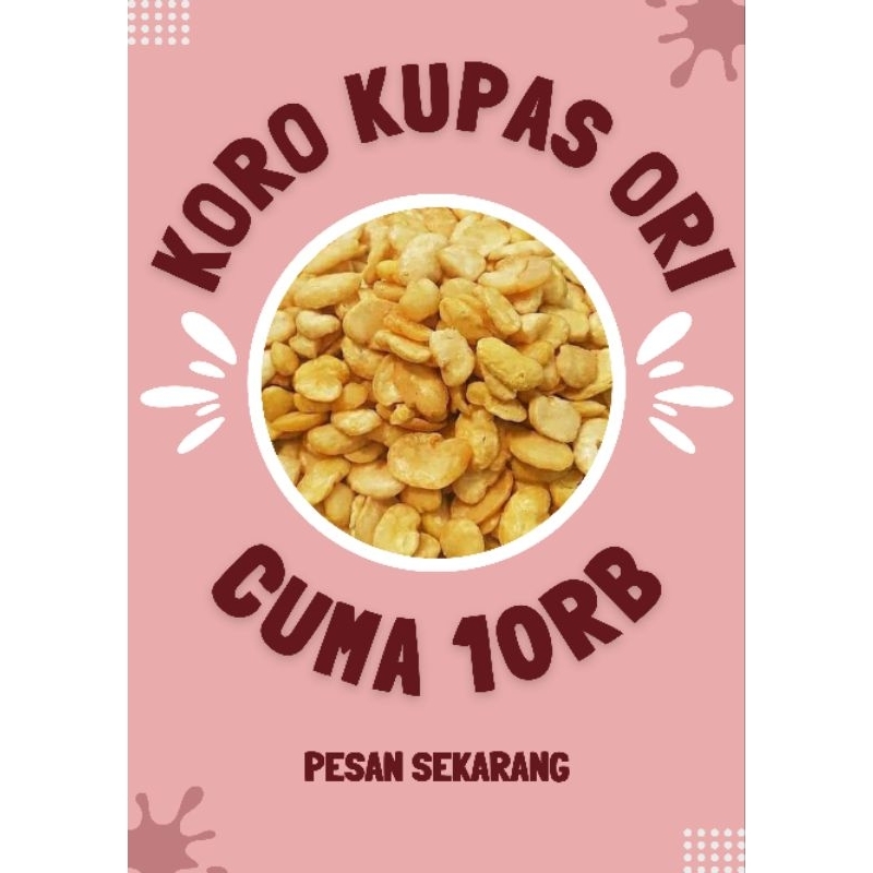 

kacang koro kupas original - kacang koro kupas