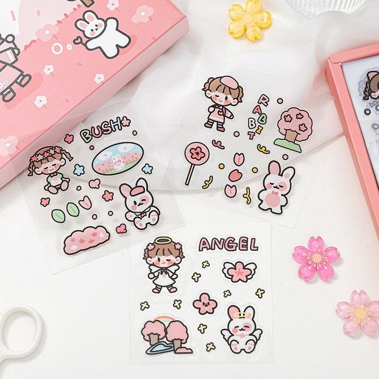 

1LEMBAR 1box 1 motif STIKER TUMBLR AESTHETIC SET Stiker Pack Aesthetic Stiker Hp Laptop Sticker TumblrSq