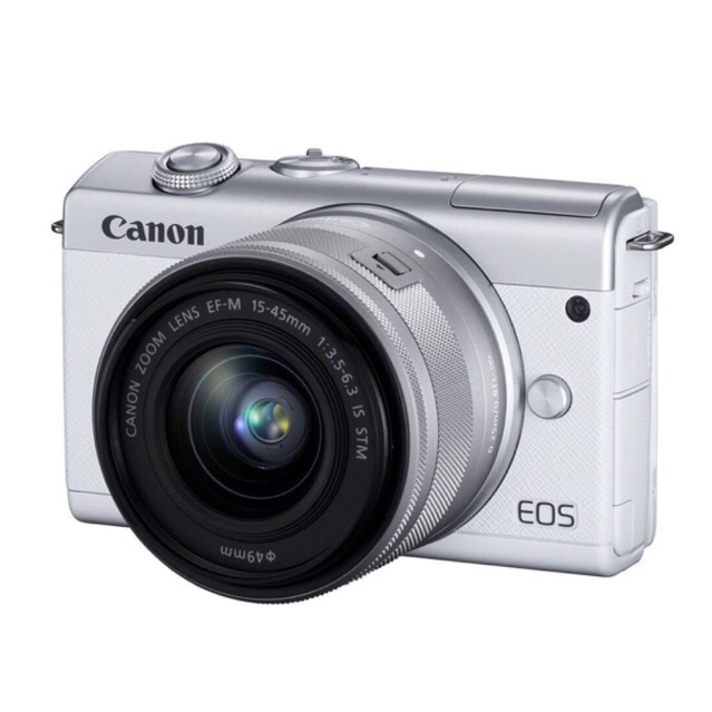 Canon M200 Lensa Kit 15-45mm Kamera Mirrorless
