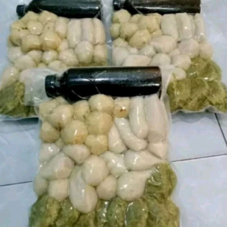 

PEMPEK MIX 70PCX FREE CUKA KENTAL PEDAS ASLI KHAS PALEMBANG