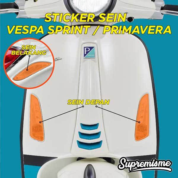 Stiker Lampu Sein Vespa Sprint/Primavera | Stiker Lampu Sein Vespa Sprint/Primavera | Stiker Pelindu