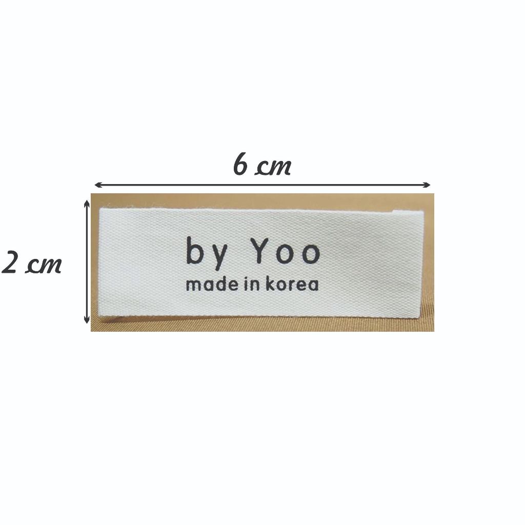 label baju custom nama (2cm) | label nama waterproof | label nama custom | label hijab woven damask 